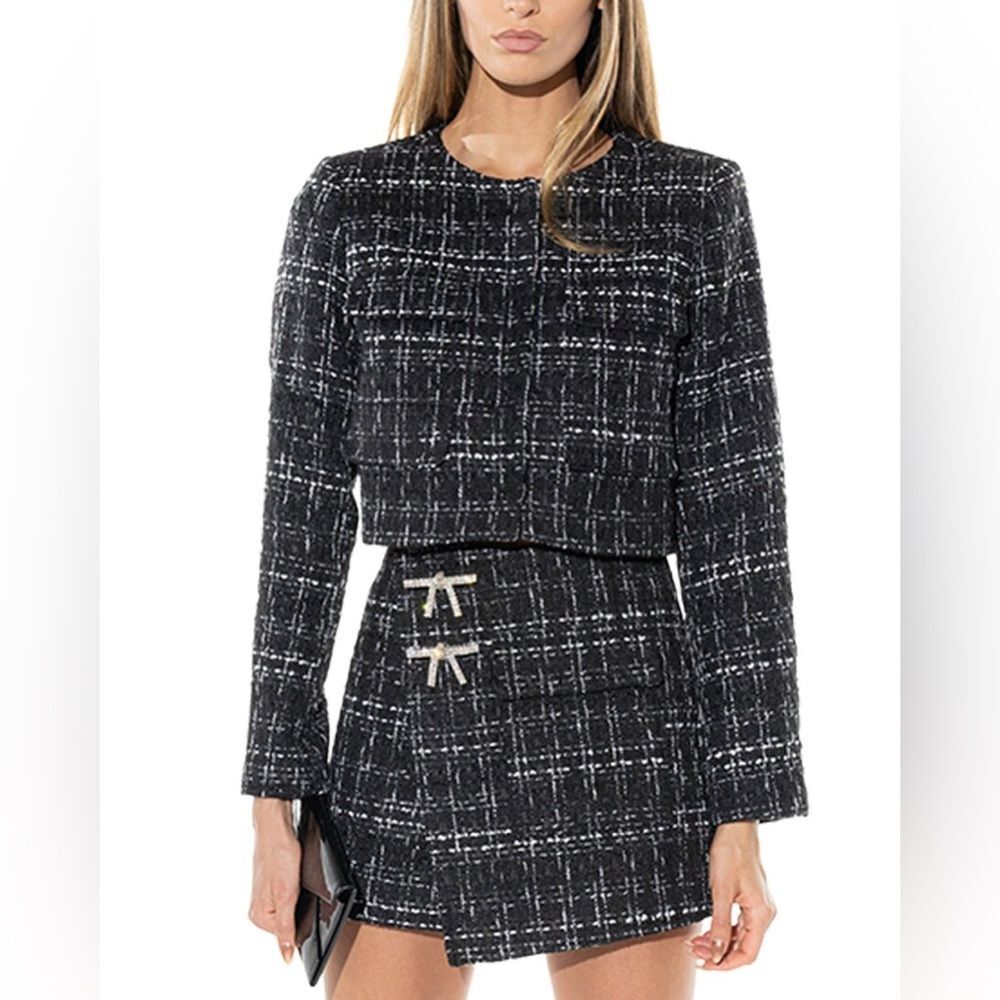 TORN BY RONNY KOBO Coco Jacket In Black S NWOT